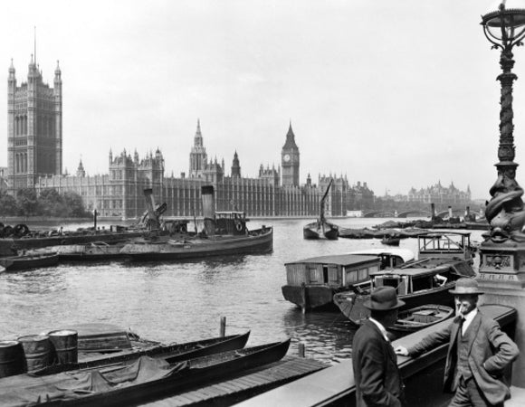 The Palace of Westminster from the Albert Embankment: 1920-1933