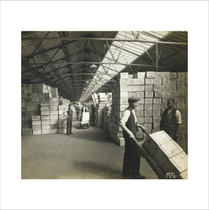 Storage at the Tilbury Docks: 1919