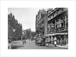 View of Charing Cross Road and the Garrick Theatre: 1929
