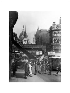 Ludgate Hill from Circus- railway bridge: 20th century
