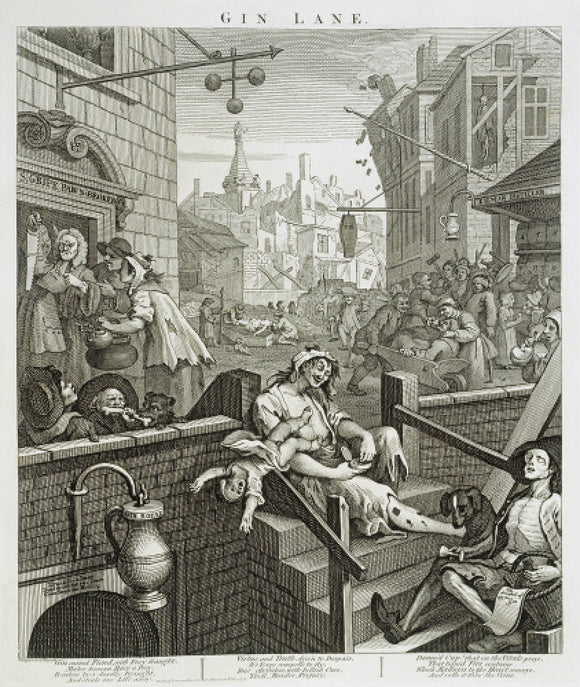 Gin Lane: 1751