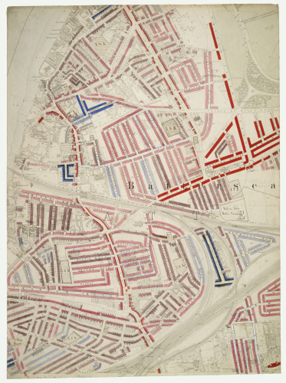 Descriptive map of London Poverty: Section 52: 1889