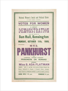 Suffrage Records scrapbook; 1908-1910