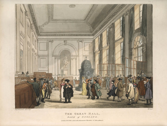 The Great Hall, Bank of England: 1808-1810