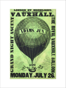 Vauxhall Gardens poster: 1858
