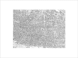City map image made from the Copperplate Map: 1559