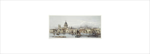 A view of the Thames and St Paul's: 19th century