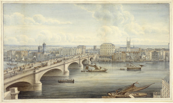 New London Bridge: 1833