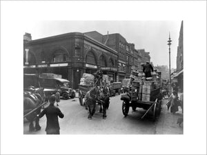Covent Garden Underground Station from Long Acre: 20th century