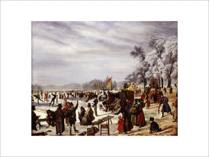 Skating on the Serpentine: 1838