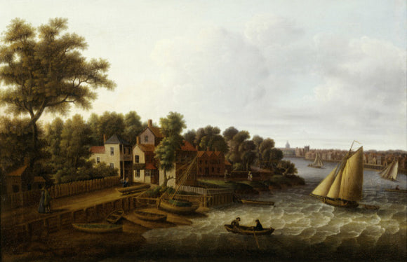 The Thames at Millbank: 18th century