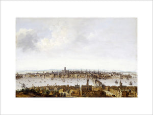 London from Southwark: 17th century