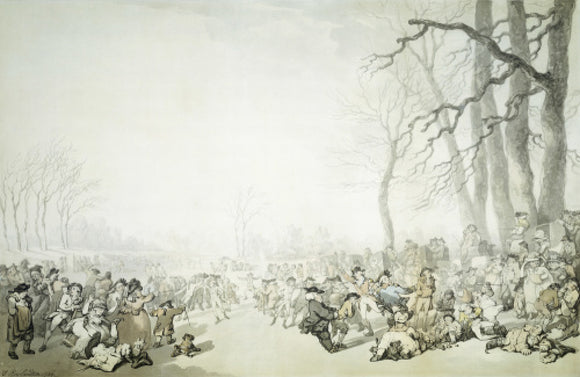 Skaters on the Serpentine: 1786