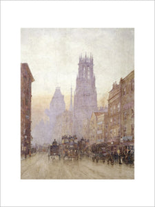 Fleet Street looking West: 19th century