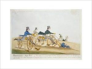 Perambulators in Hyde Park !: 1819
