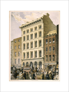 A view of new buildings in Cheapside: 1862