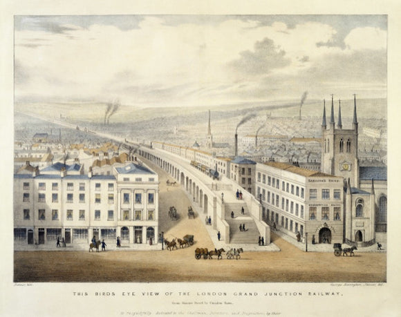 Bird's Eye view of the London Grand Junction Railway: 1846