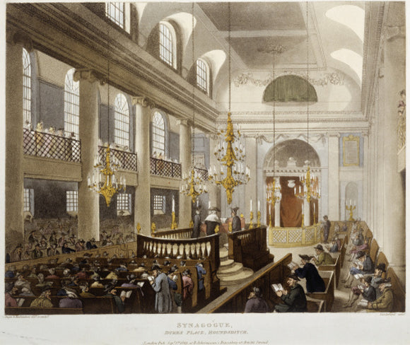 Synagogue, Dukes Place, Houndsditch (imprint): 1809