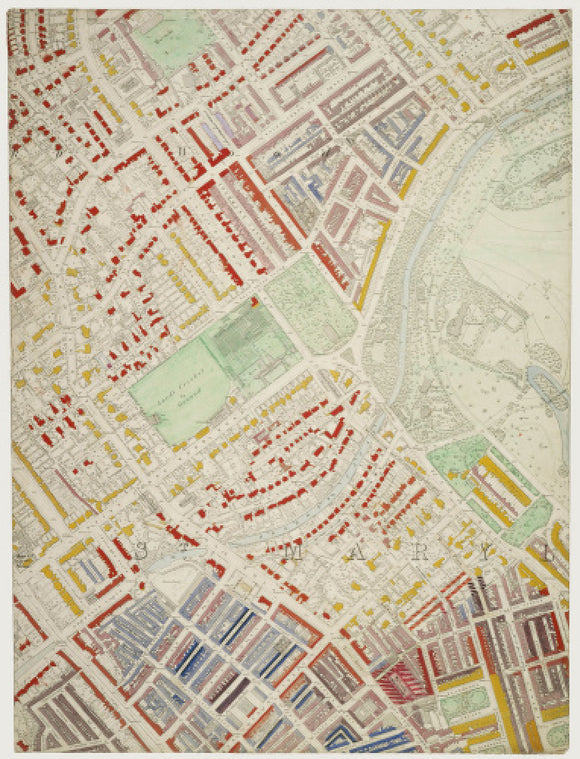 Descriptive map of London Poverty: Section 12: 1889