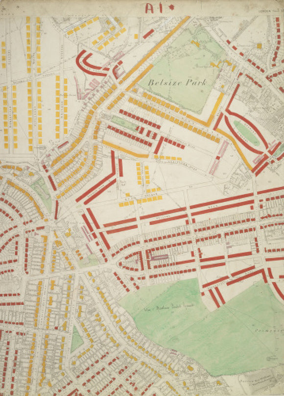 Descriptive map of London Poverty: Section 2: 1889