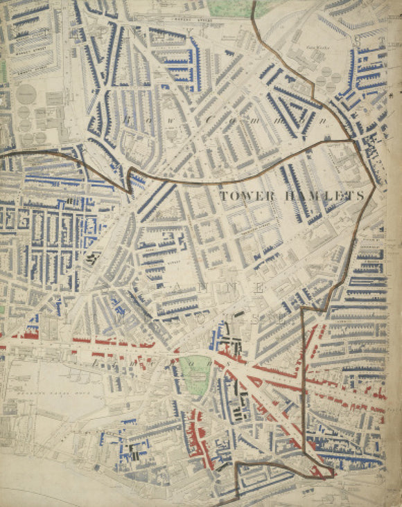 Descriptive map of London Poverty: Section 30: 1889