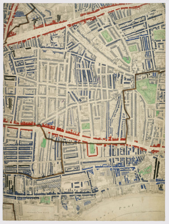 Descriptive map of London Poverty: Section 29: 1889
