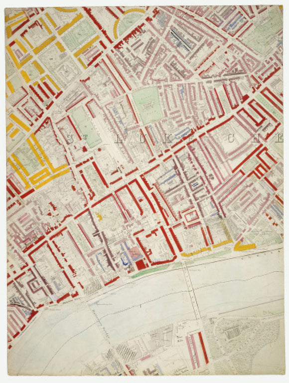 Descriptive map of London Poverty: Section 42: 1889