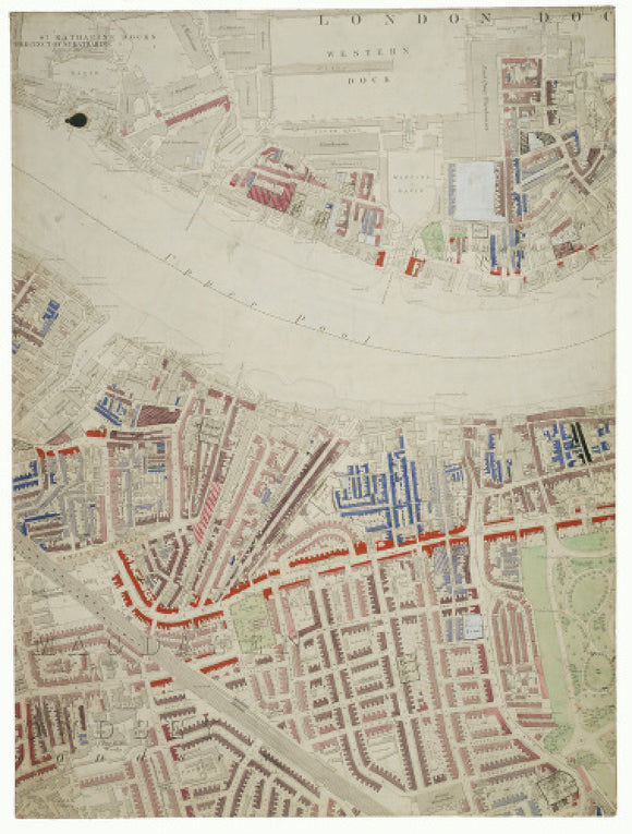 Descriptive map of London Poverty: Section 38: 1889