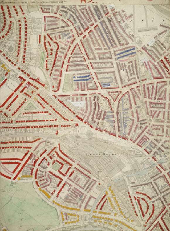 Descriptive map of London Poverty: Section 3: 1889