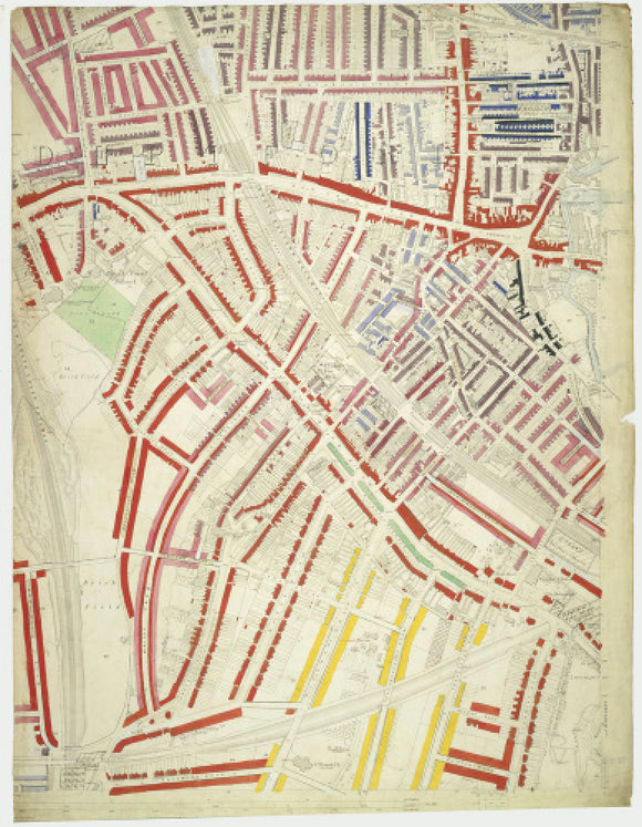 Descriptive map of London Poverty: Section 60: 1889