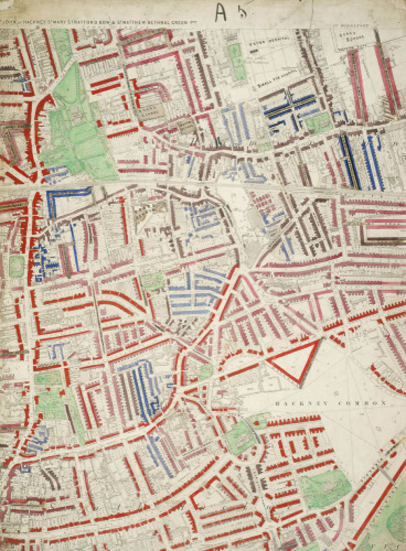 Descriptive map of London Poverty: Section 9: 1889
