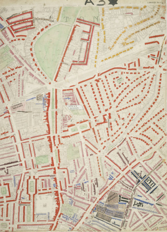 Descriptive map of London Poverty: Section 6: 1889
