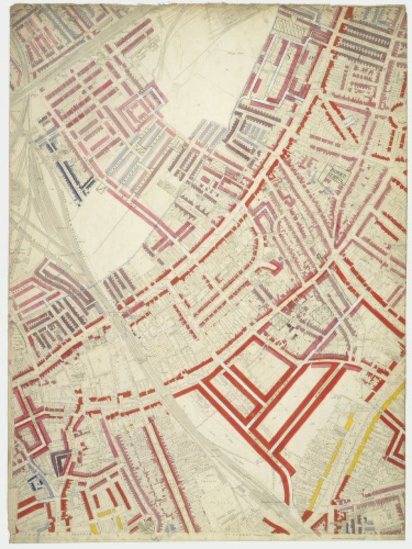 Descriptive map of London Poverty: Section 54: 1889