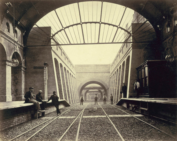 Notting Hill Gate Station after completion: 19th century