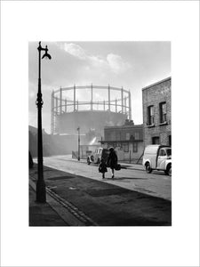 Gasworks at Nine Elms, Battersea, 1958