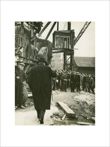 Winston Churchill, East India Docks: 1944