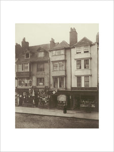 Old houses in Borough High Street:1881