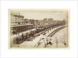 View of Thames Embankment; c 1880