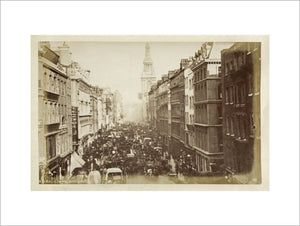 Cheapside with Bow Church; c.1880