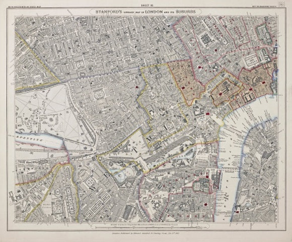 Stanford's library map of London and its suburbs: 1862
