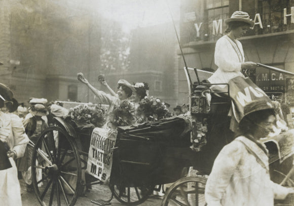 Mary Leigh and Edith New, the first suffragette window smashers,