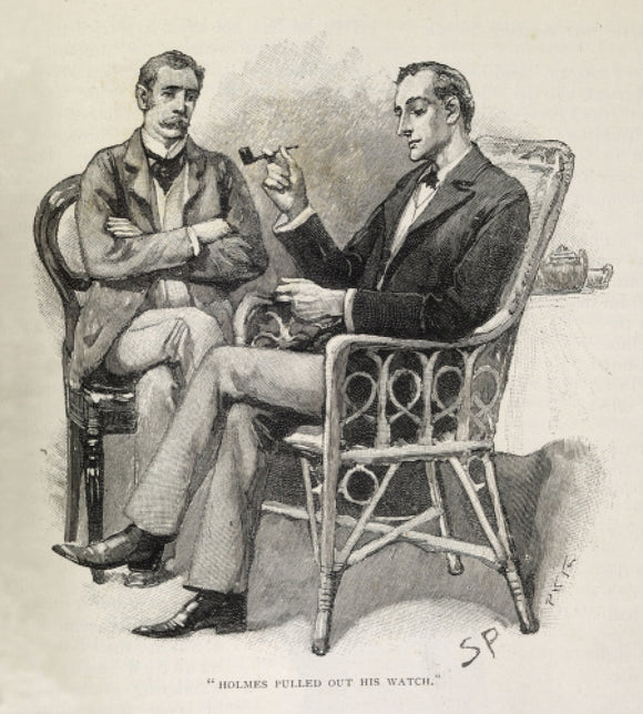 Sherlock Holmes Illustration from the Strand Magazine;1893