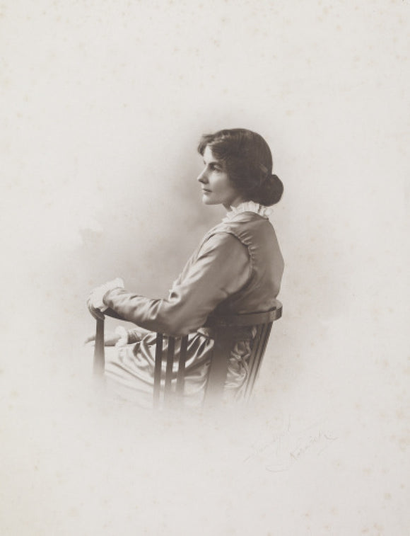 Photograph of Suffragette Violet Aitken; 1905