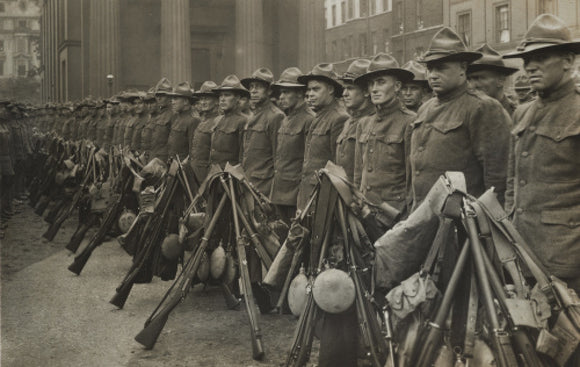 The first American contingent of the war; 1917