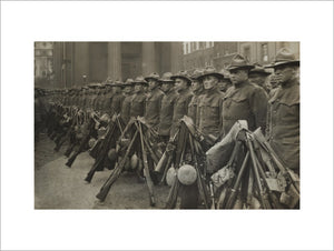 The first American contingent of the war; 1917