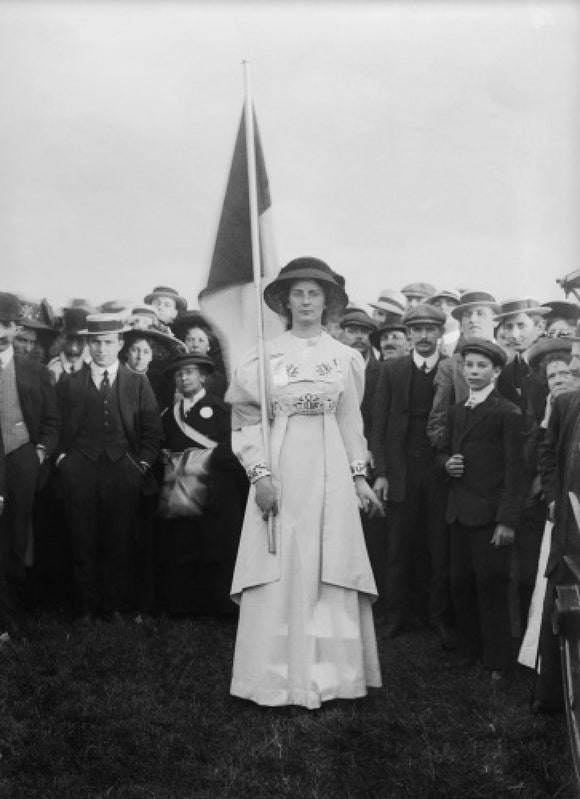 Charlotte Marsh in Hyde Park; 1908